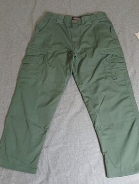 Tru Spec Men's Olive Green Cargo Pants Utility Pocket Design 34x29